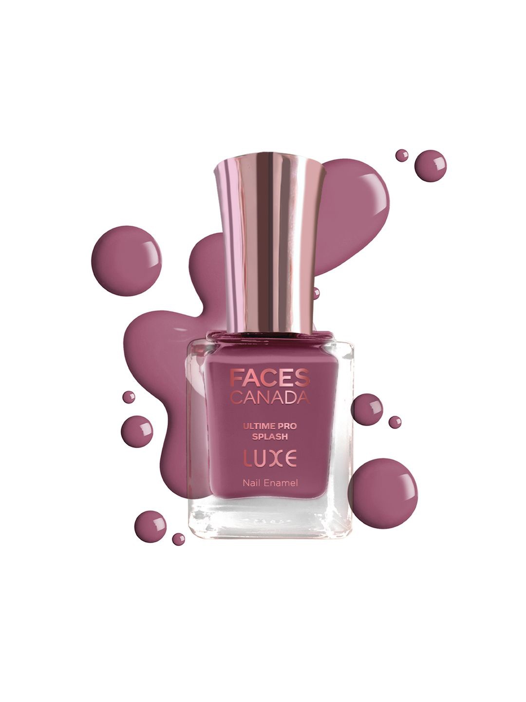 

FACES CANADA Ultime Pro Splash Luxe Nail Enamel - 12ml - Mauve Flirt L44, Pink