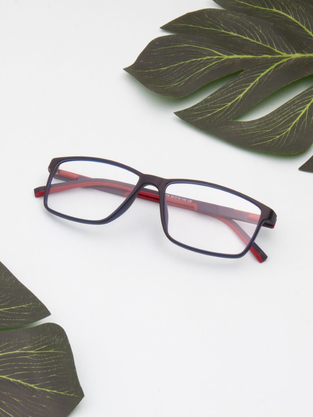 

Ted Smith Unisex Full Rim Rectangle Frames, Black