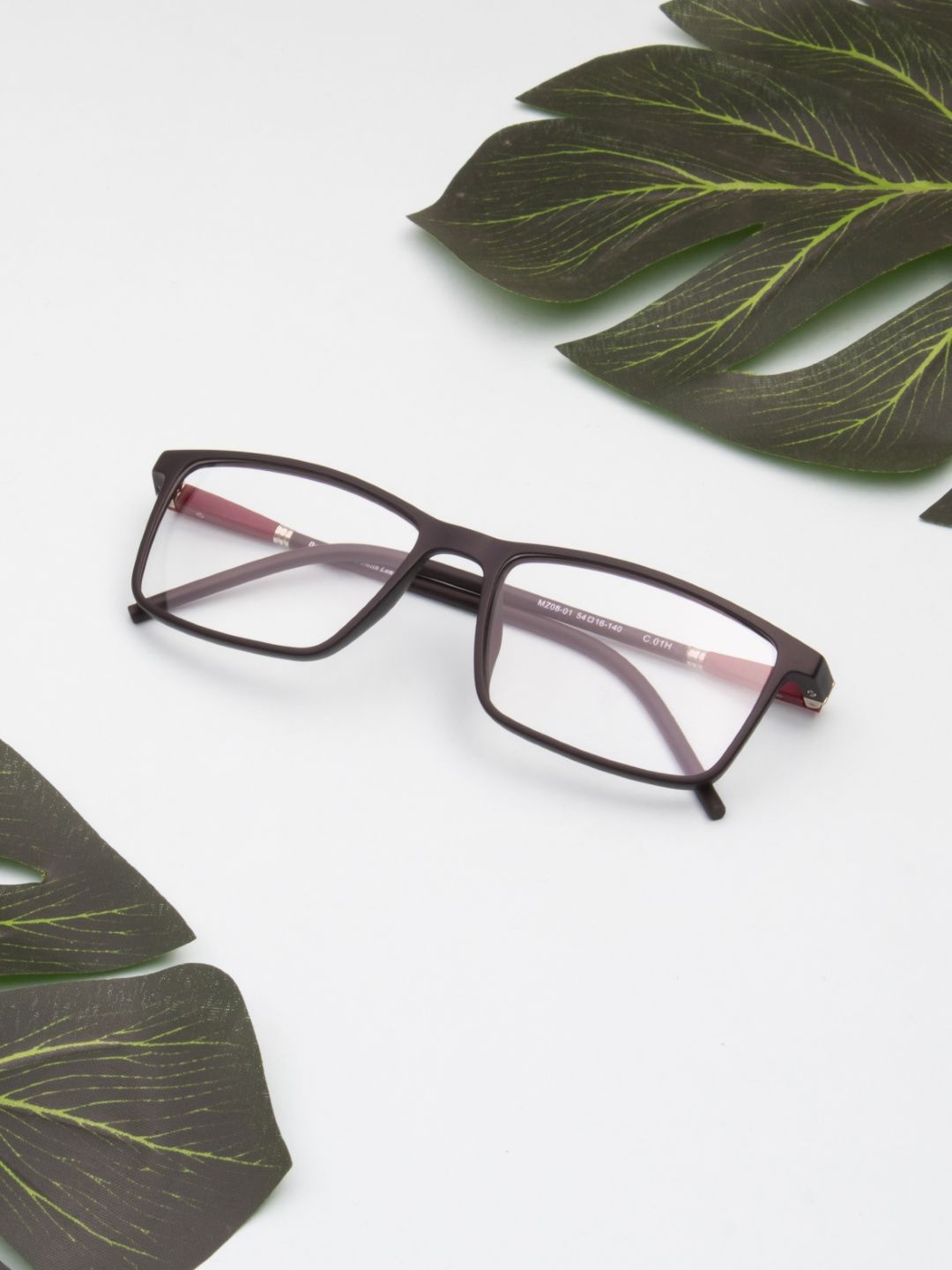 

Ted Smith Unisex Full Rim Rectangle Frames, Black