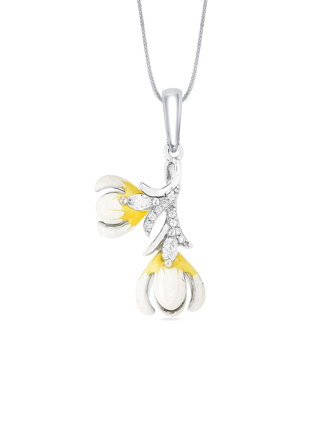 

Nipura Silver-Plated Floral Pendants