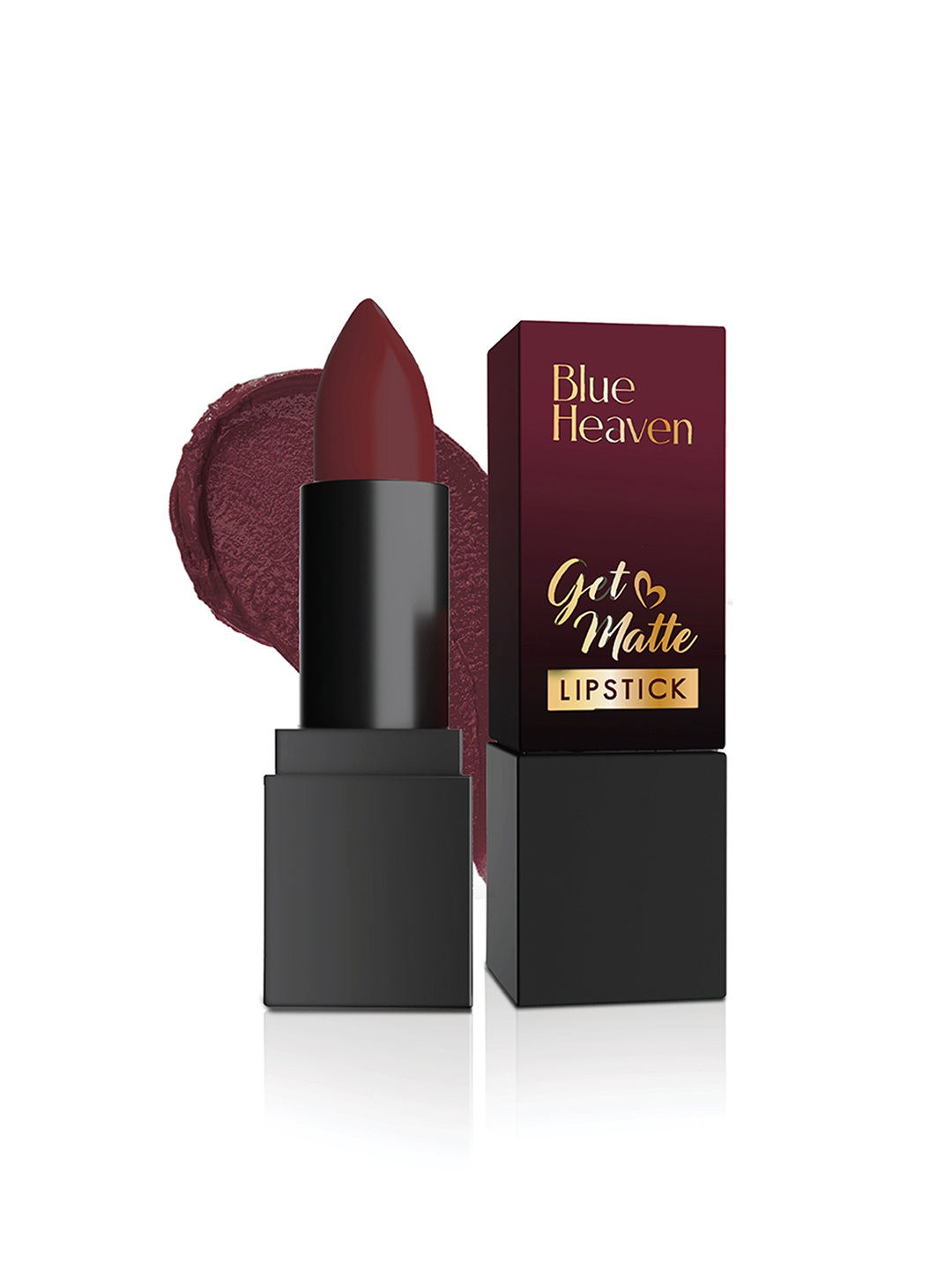 

Blue Heaven Get Matte Long Lasting Lightweight Lipstick - 202M, Burgundy