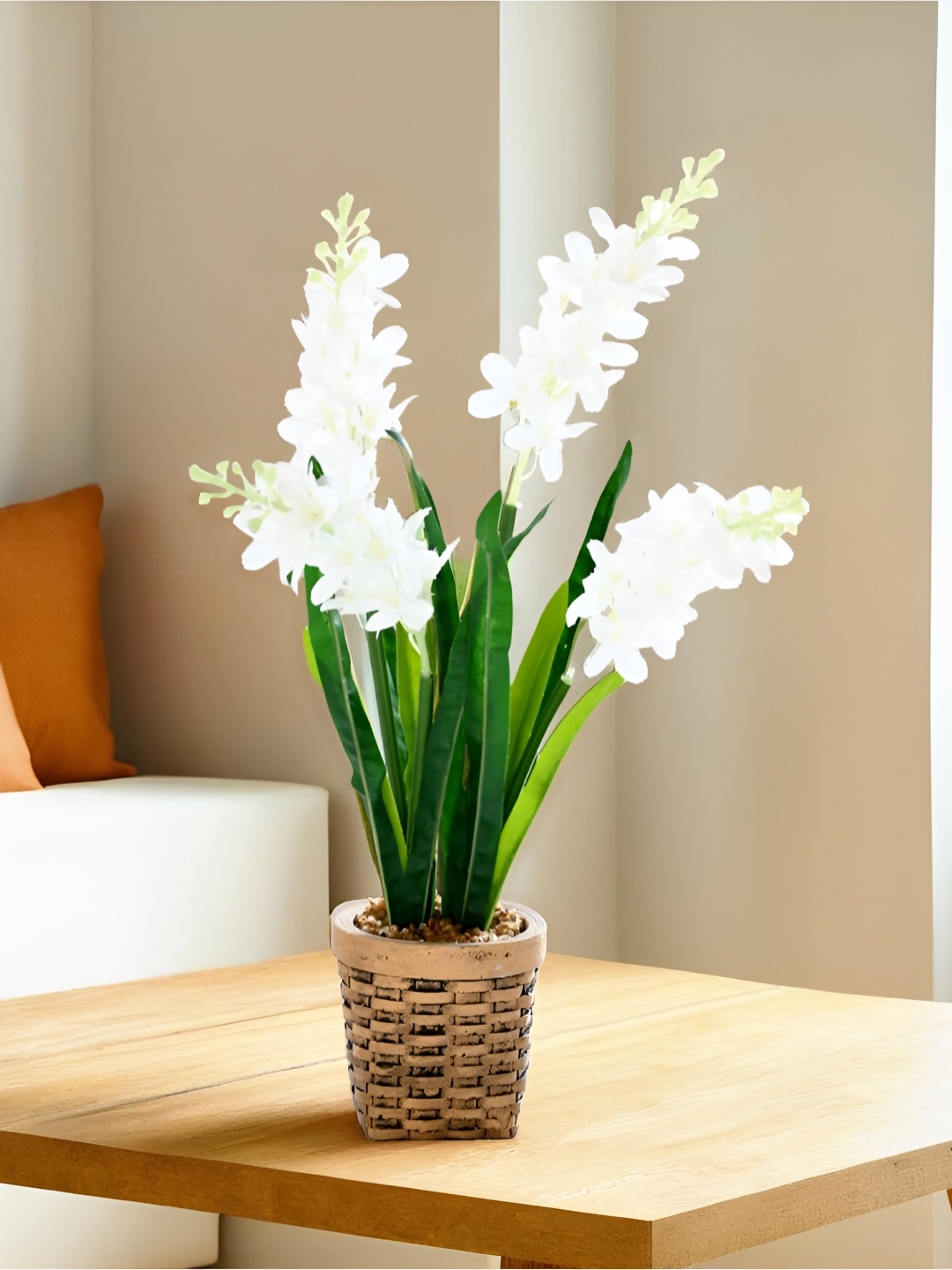 

UMAI White & Green Artificial Plant With Pot