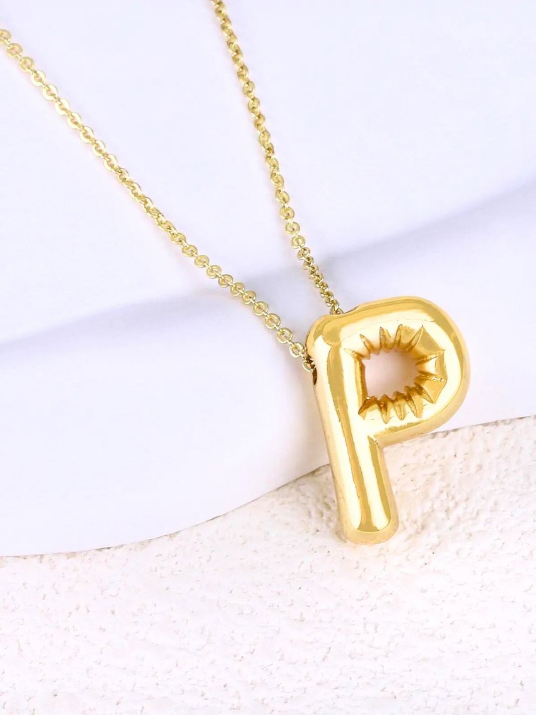 

SALVE Contemporary Pendants with Chains, Gold
