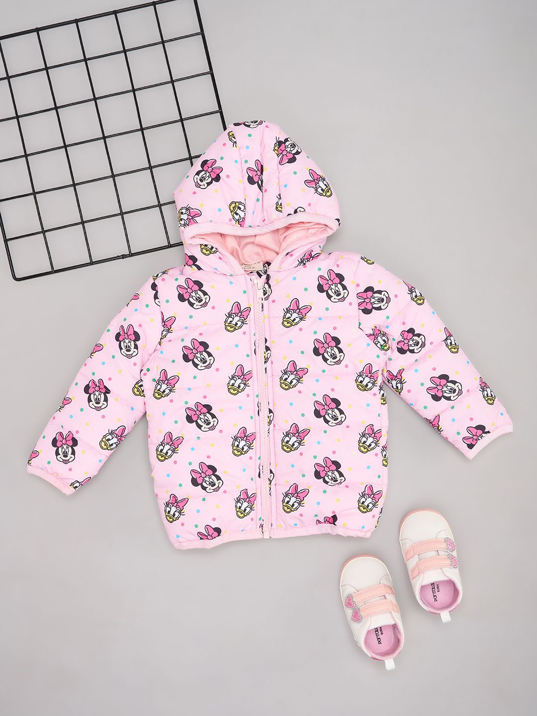 

Pantaloons Baby Girls Puffer Jacket, Pink