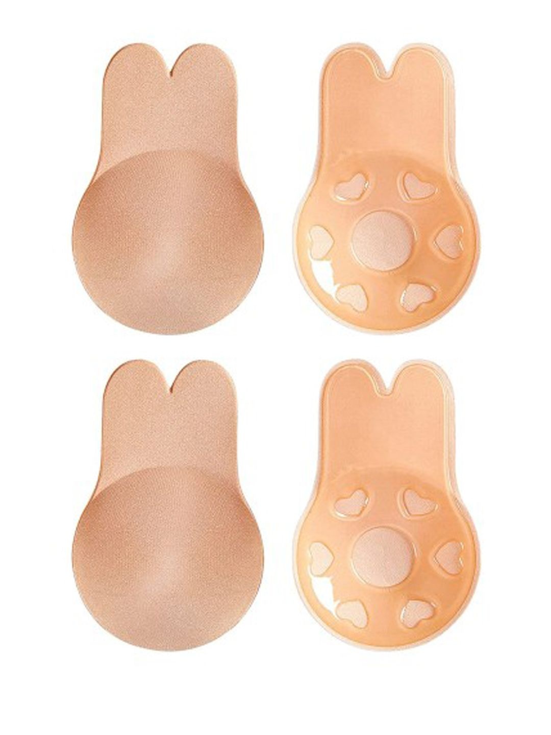 

Xivir Set of 2 Reusable Stick-On Lingerie accessories, Beige