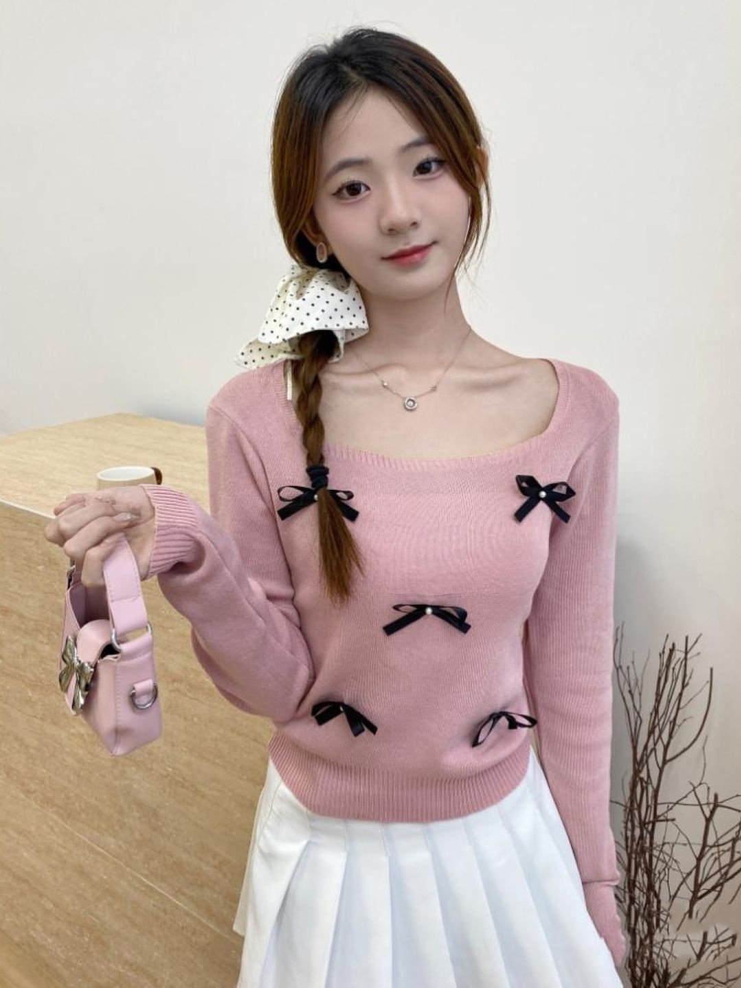 

KPOP Women Pullover Sweater, Pink