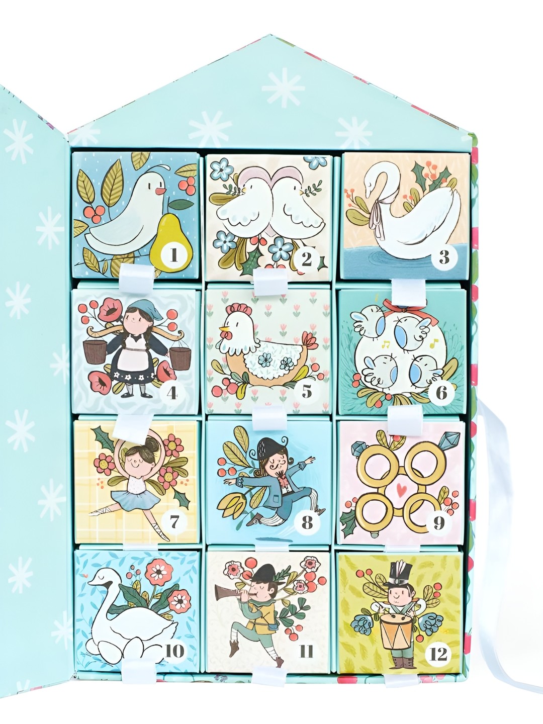 

Alicia Souza Blue & White Printed Advent Calendar Gift Box