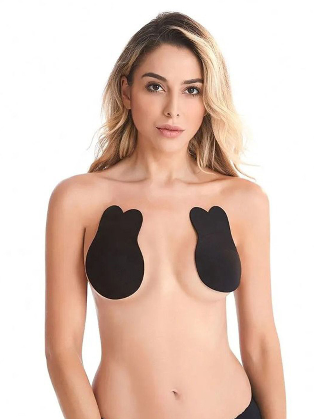 

Softwrap Women Reusable Stick-On Lingerie Accessories, Black