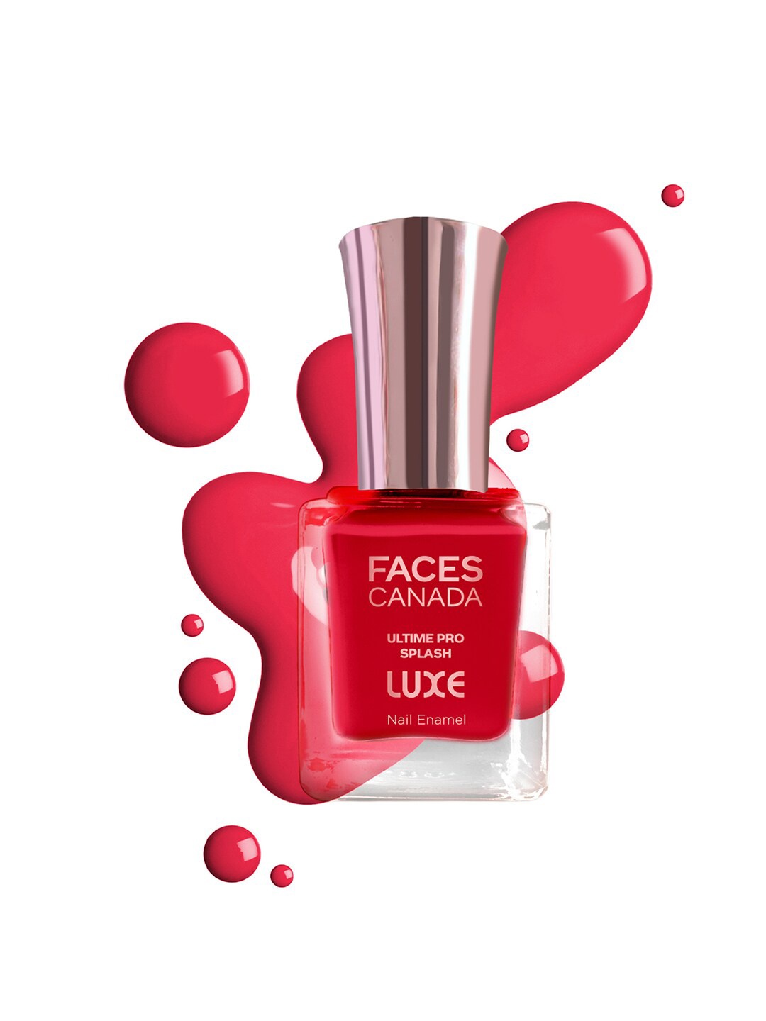 

FACES CANADA Ultime Pro Splash Luxe Quick-Dry Nail Enamel 12ml - Getting Bolder L21, Red