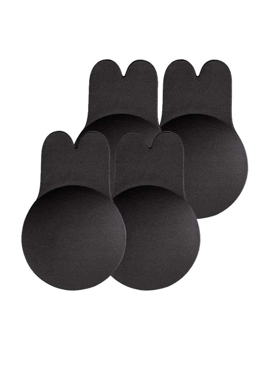 

Xivir Women Set of 2 Reusable Stick-On Lingerie accessories, Black