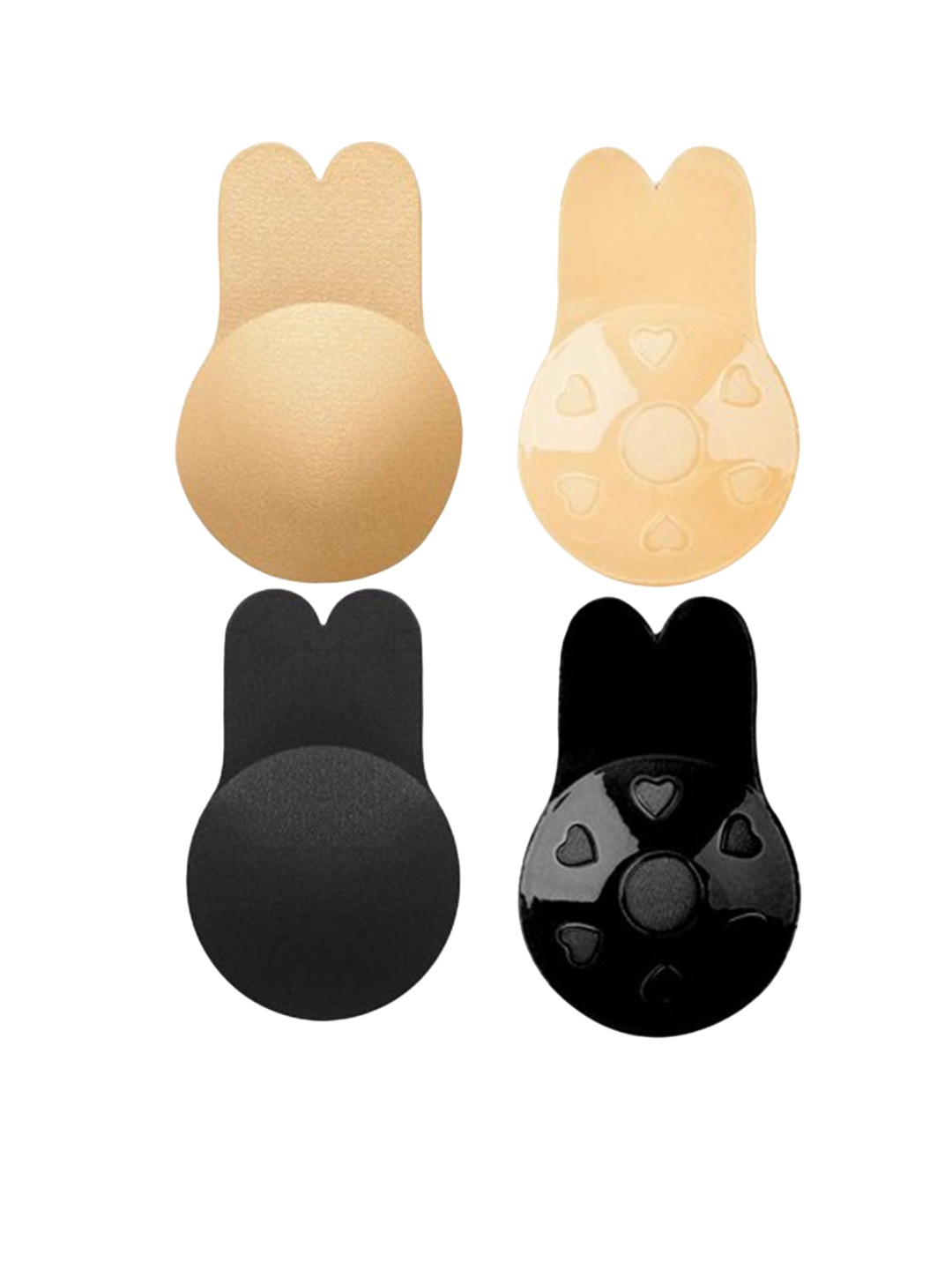 

Xivir Set of 2 Reusable Stick-On Lingerie accessories, Beige