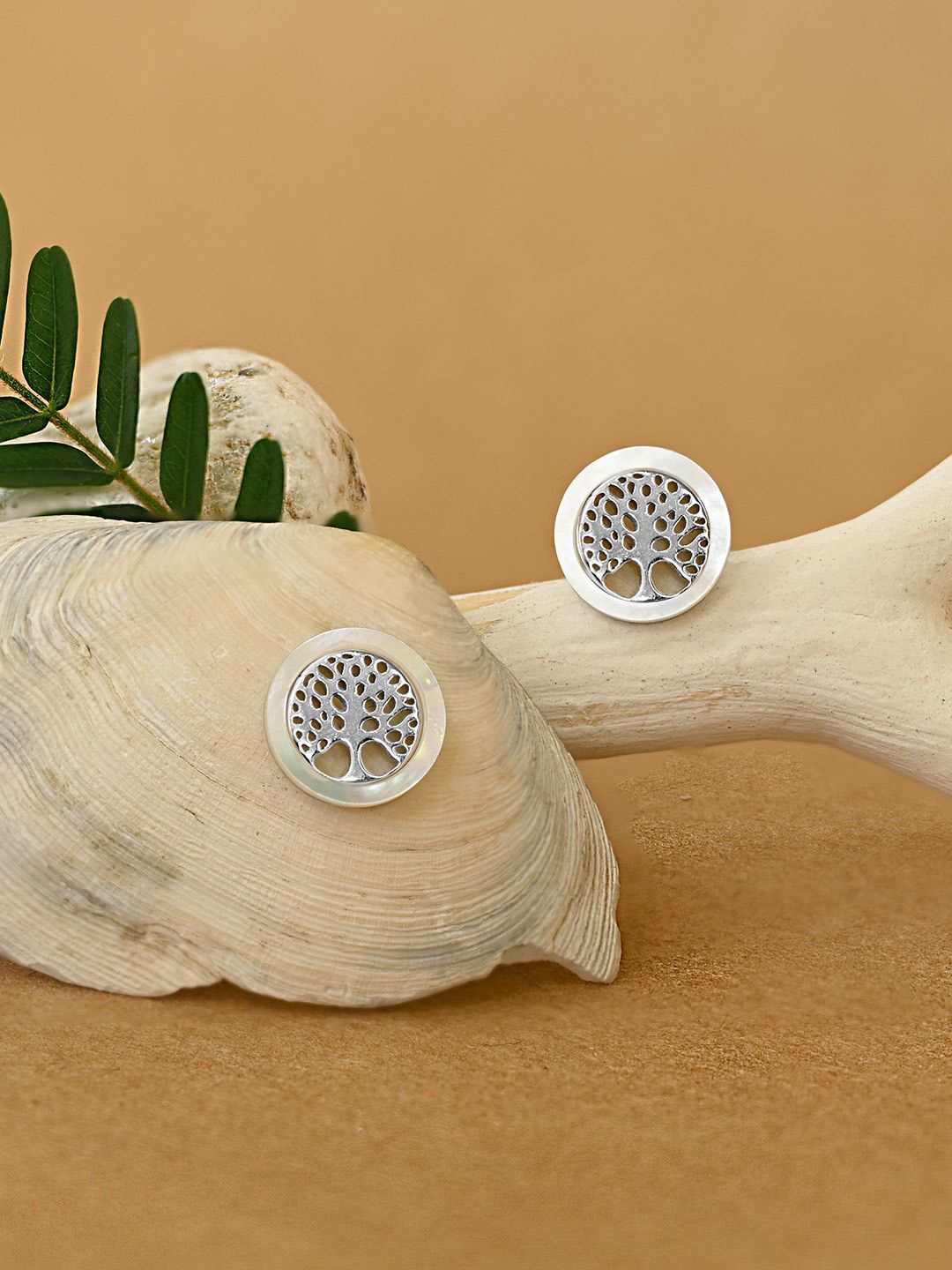 

TOUCH925 Tree of Life Silver Studs