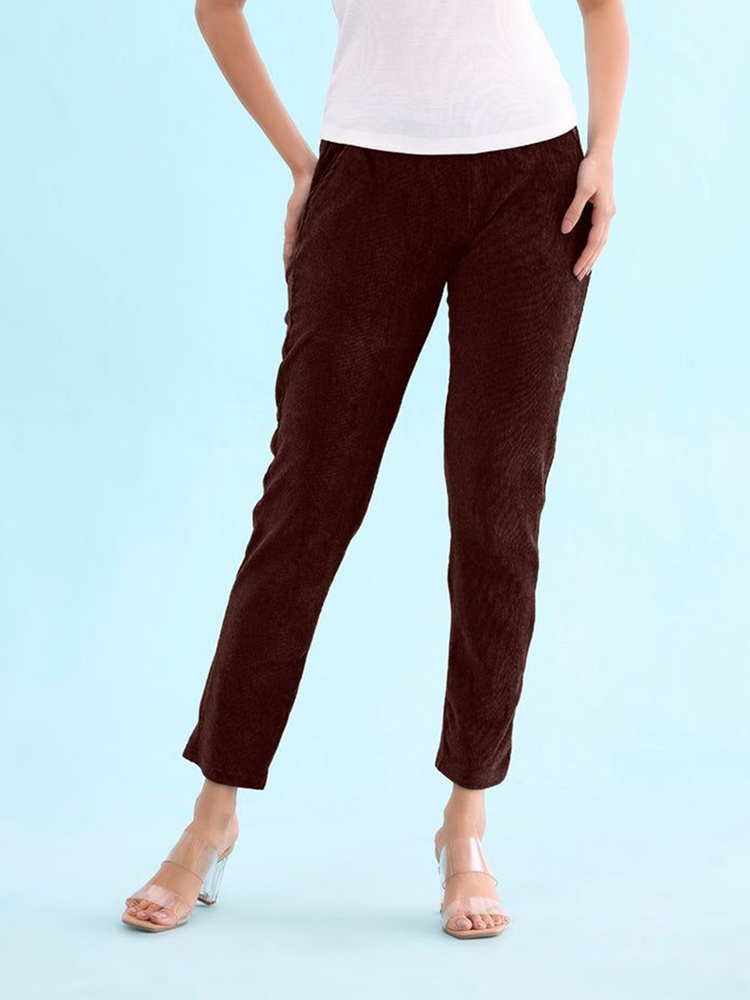 

Go Colors Women Slim Fit Jeggings, Brown