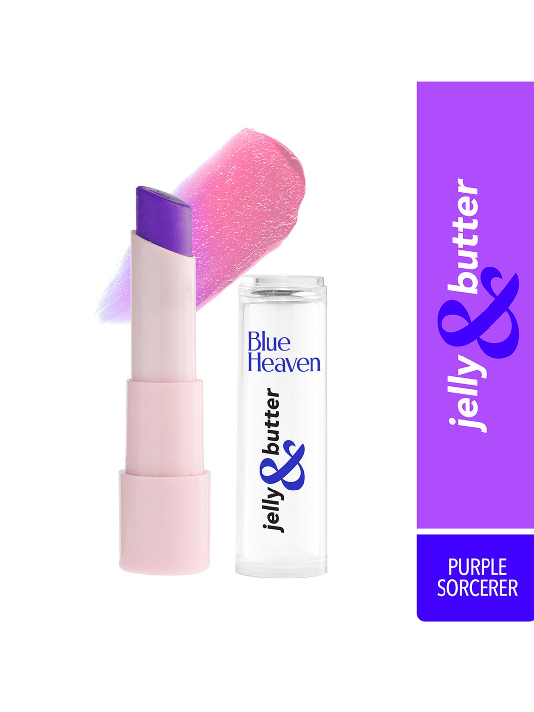 

Blue Heaven Jelly & Butter PH based Lip Balm with Jojoba & Shea Butter - Purple Sorcerer