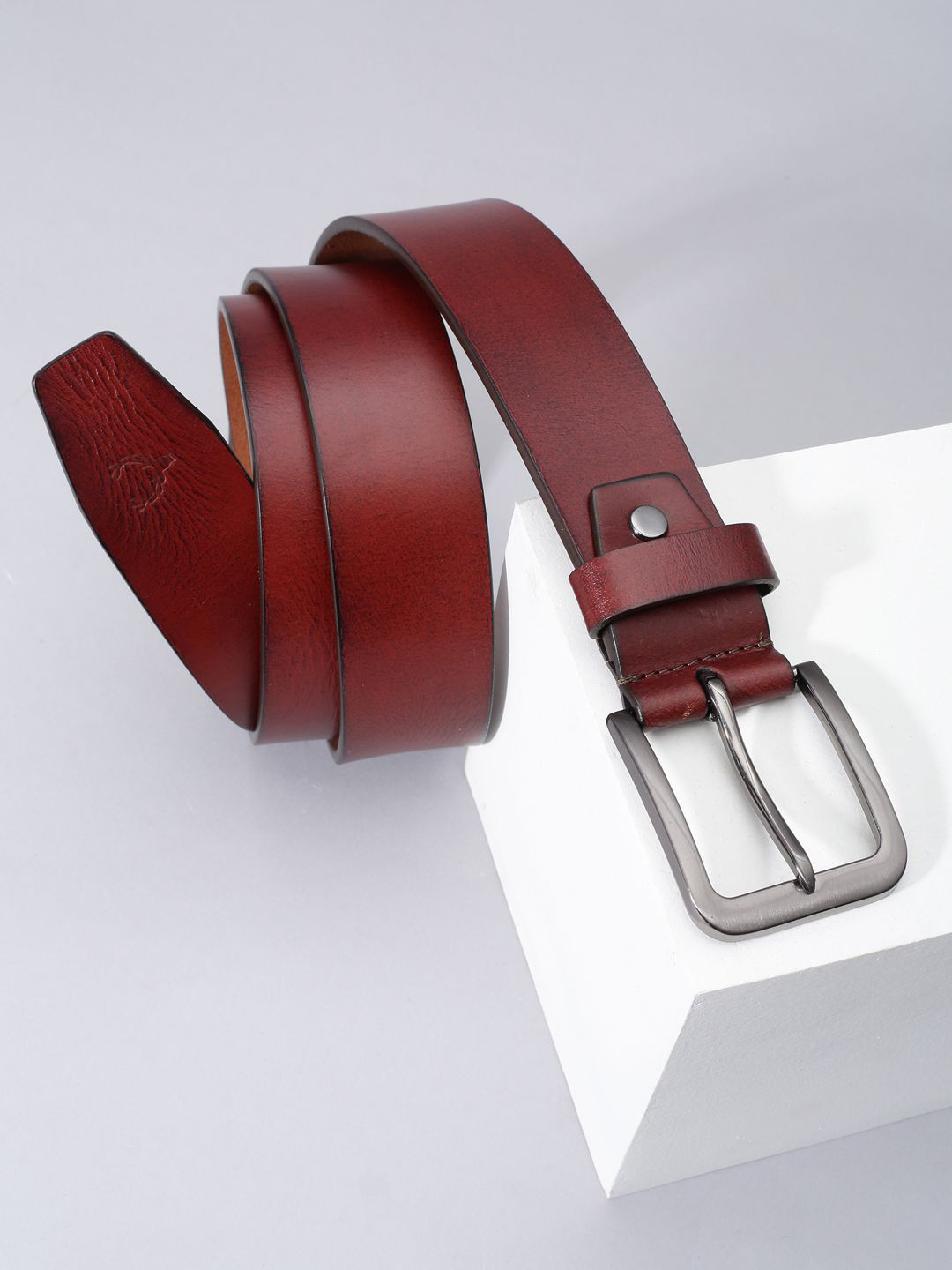 

Allen Solly Men Leather Belt, Maroon