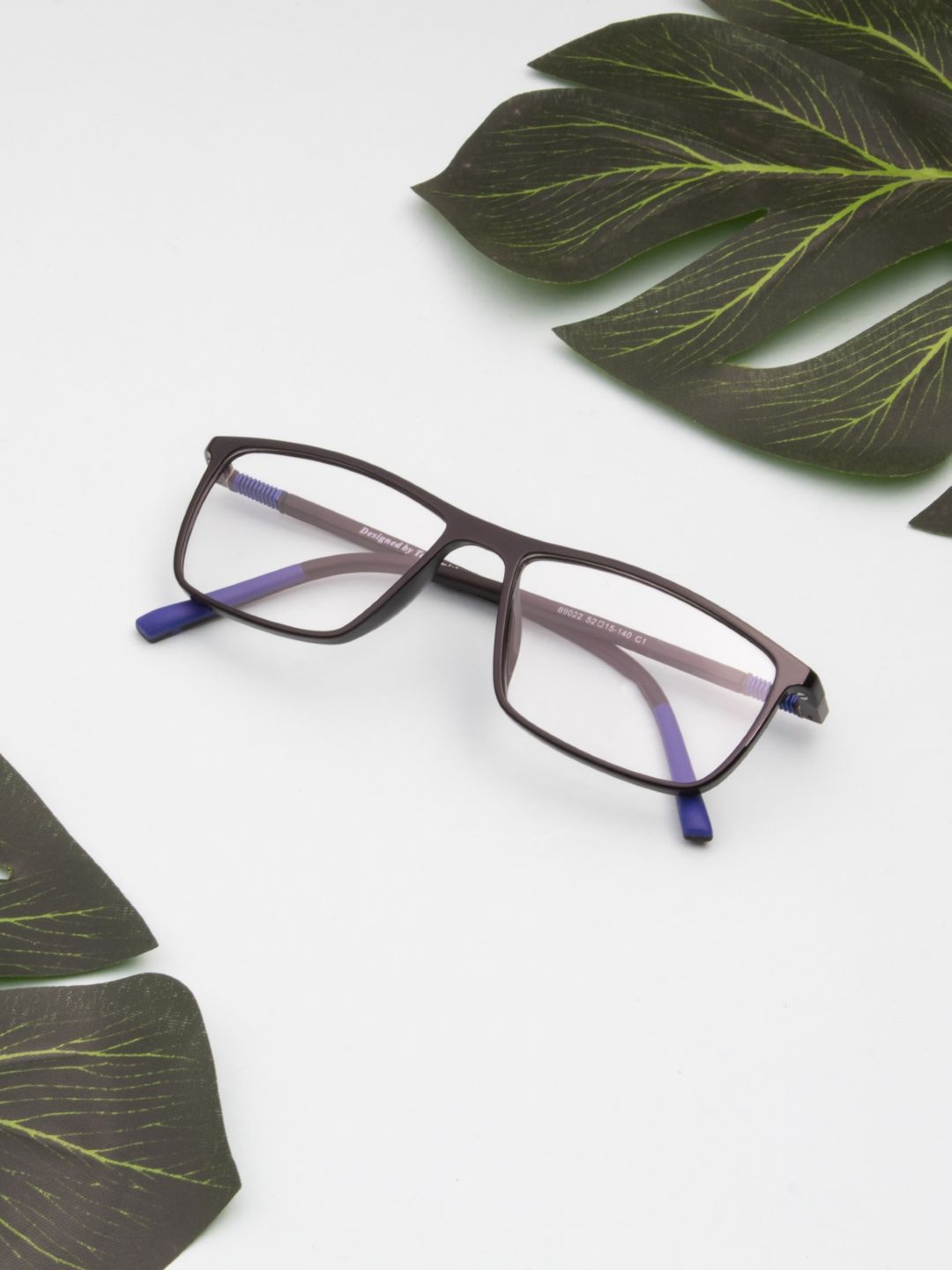 

Ted Smith Unisex Full Rim Wayfarer Frames, Black