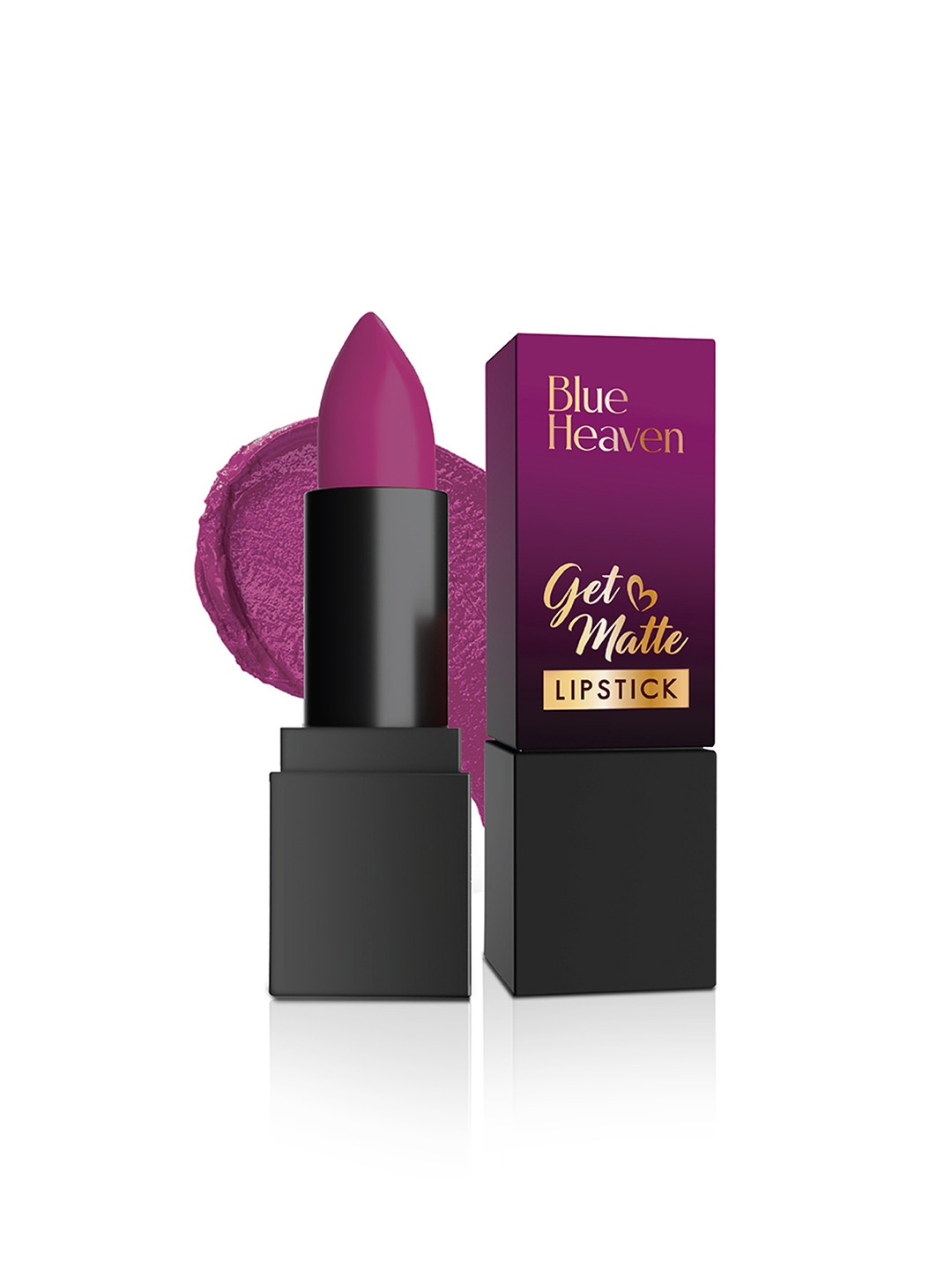 

Blue Heaven Get Matte Long Lasting Lightweight Lipstick - 502P, Purple