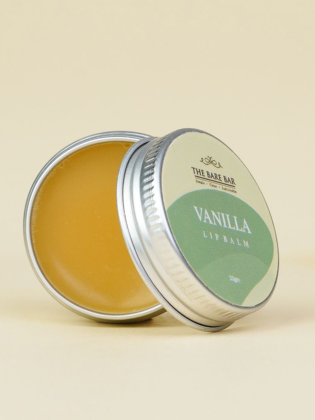 

The Bare Bar Vanilla Lip Balm - 10 g, Cream