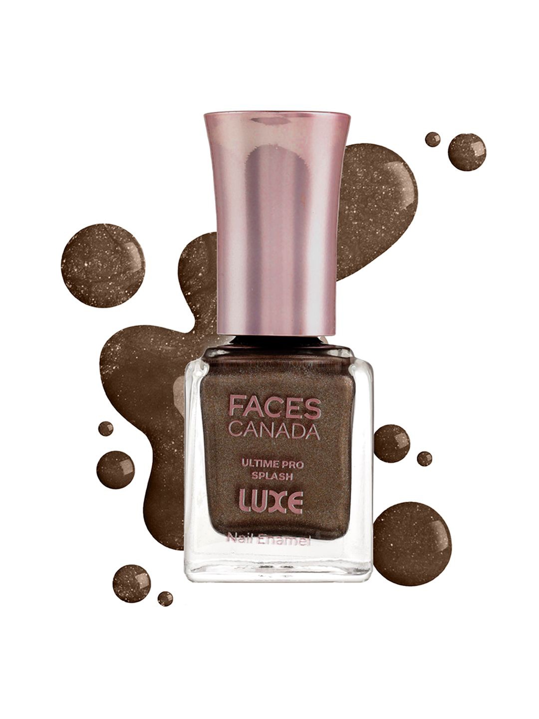 

FACES CANADA Ultime Pro Splash Luxe Nail Enamel 12ml - Smokeshow L40, Brown