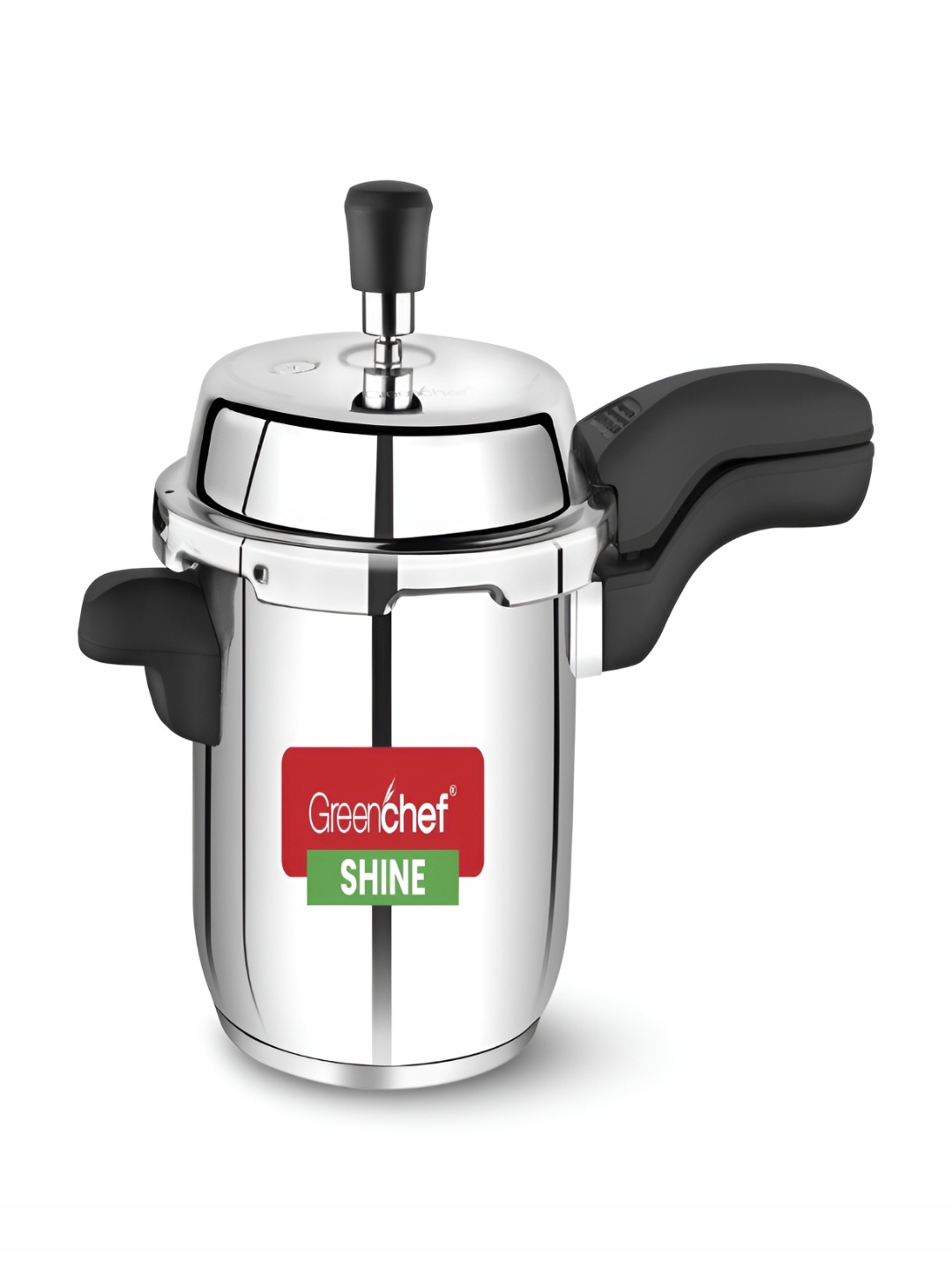 

Greenchef Stainless Steel Dishwasher Safe SS Pressure Cooker 3L, Silver