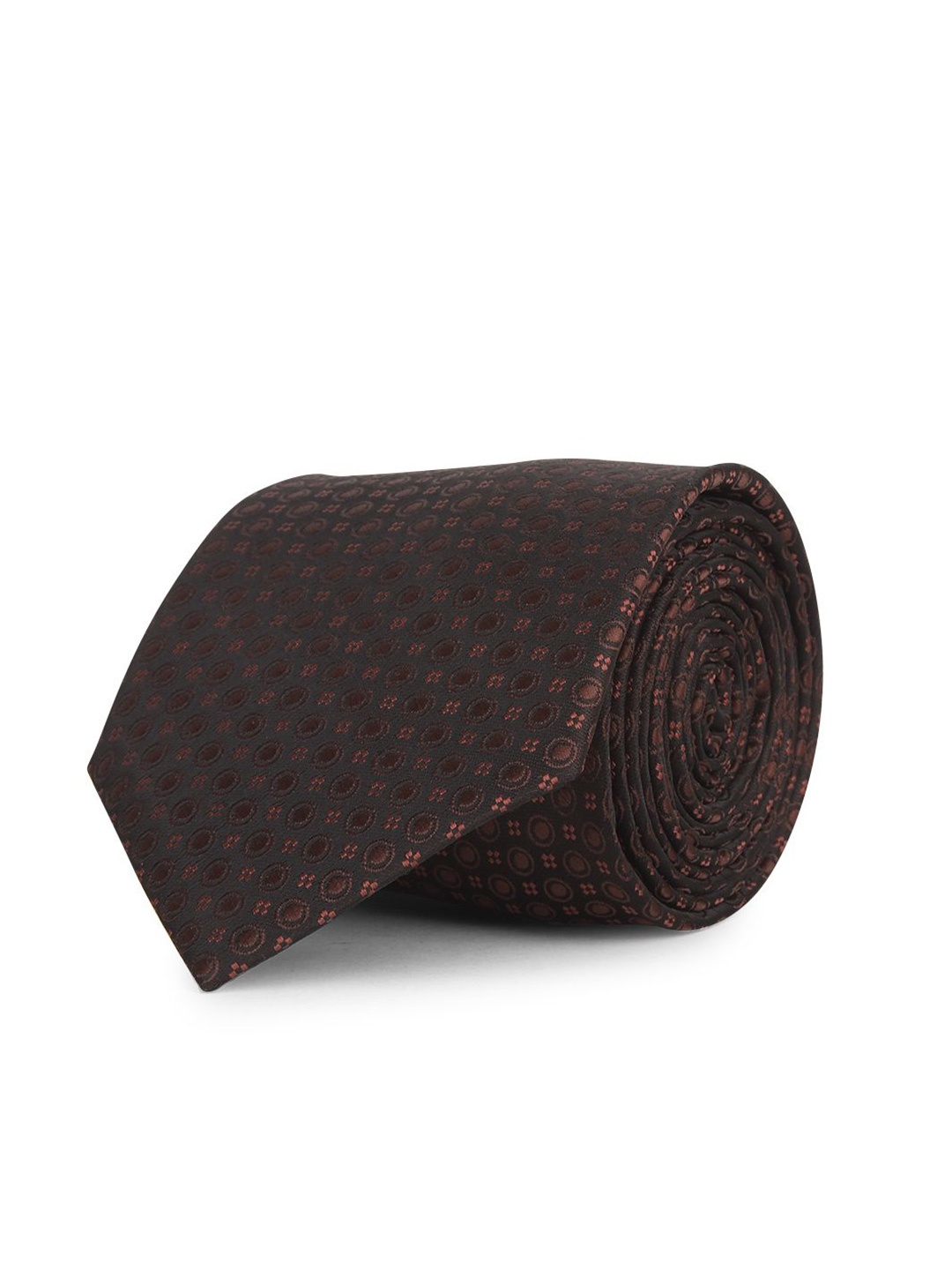 

Cazzano Men Checked Skinny Formal Tie, Brown