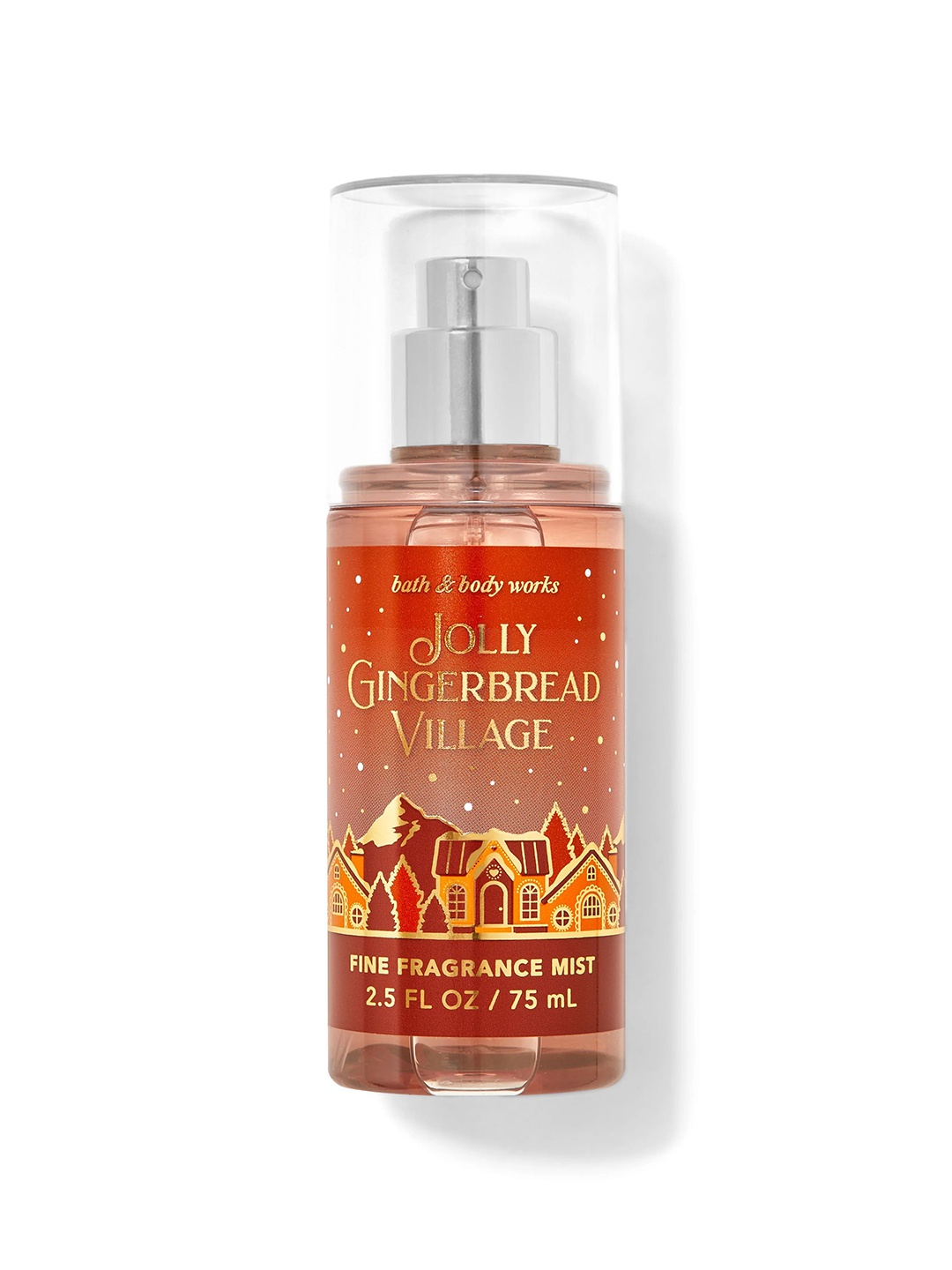 

Bath & Body Works Jolly Gingerbread Village Long Lasting Fine Fragrance Mist - 75ml, Orange