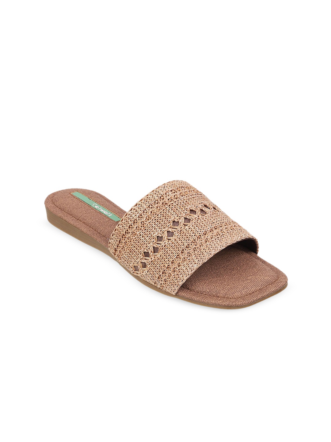 

Catwalk Women Embellished Open Toe Flats, Brown