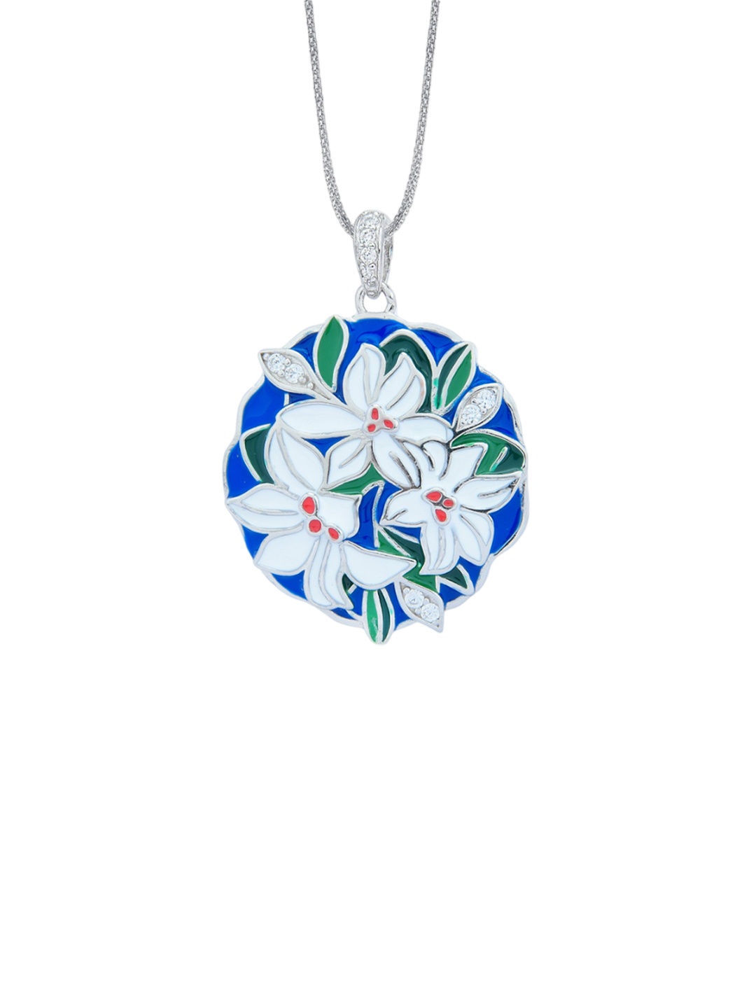 

Nipura Silver-Plated Circular Pendants