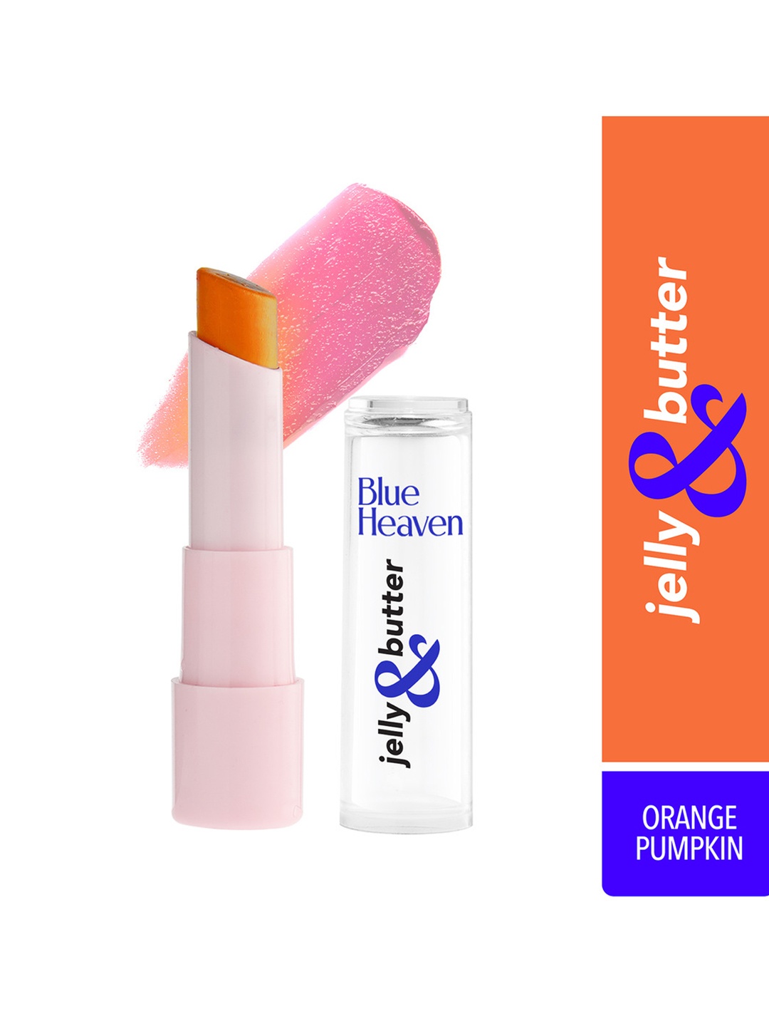 

Blue Heaven Jelly & Butter PH Based Lip Balm - 3g - Shade Orange Pumpkin