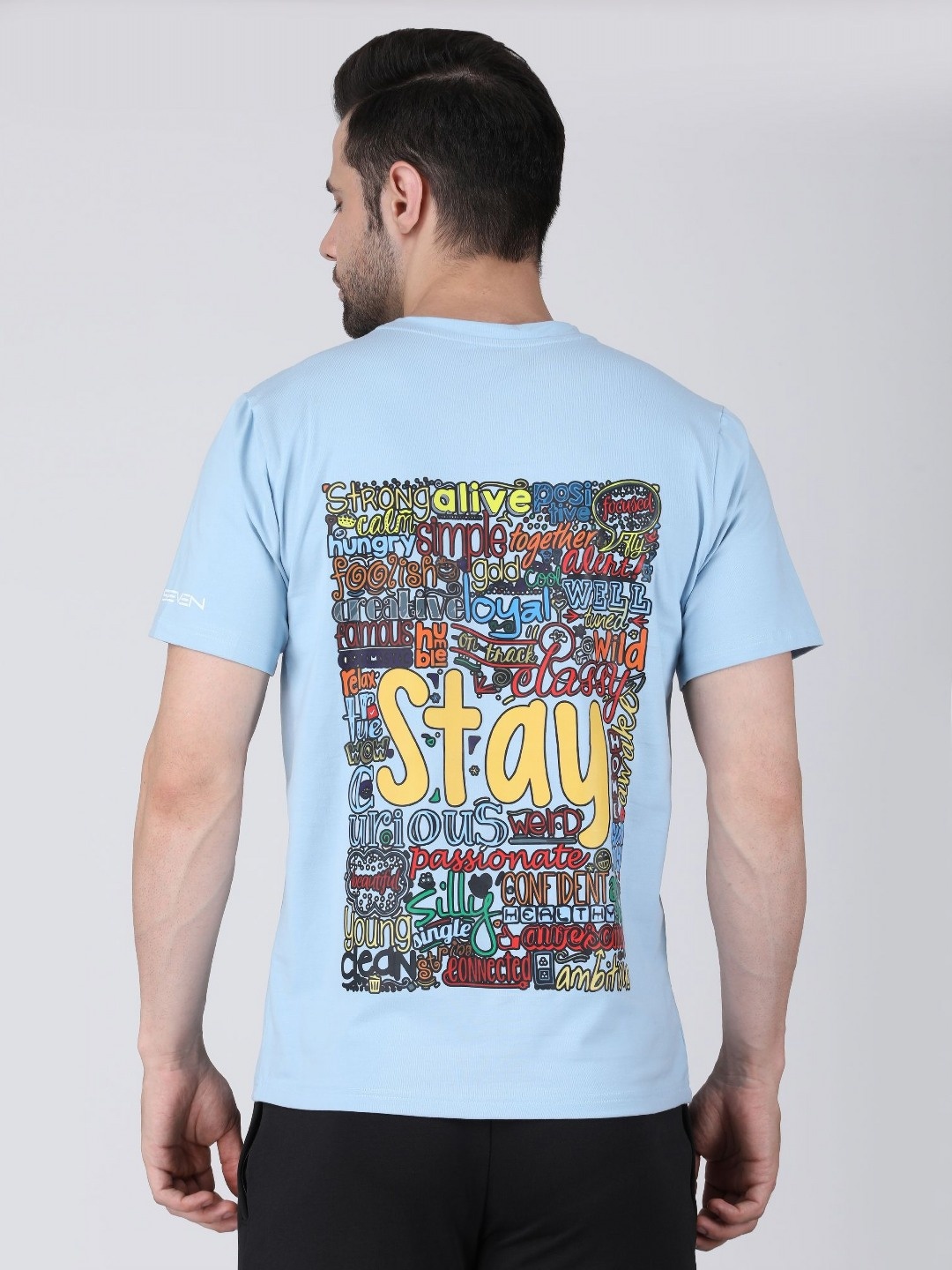 

M7 EMPIRE Men Printed Pockets T-shirt, Blue