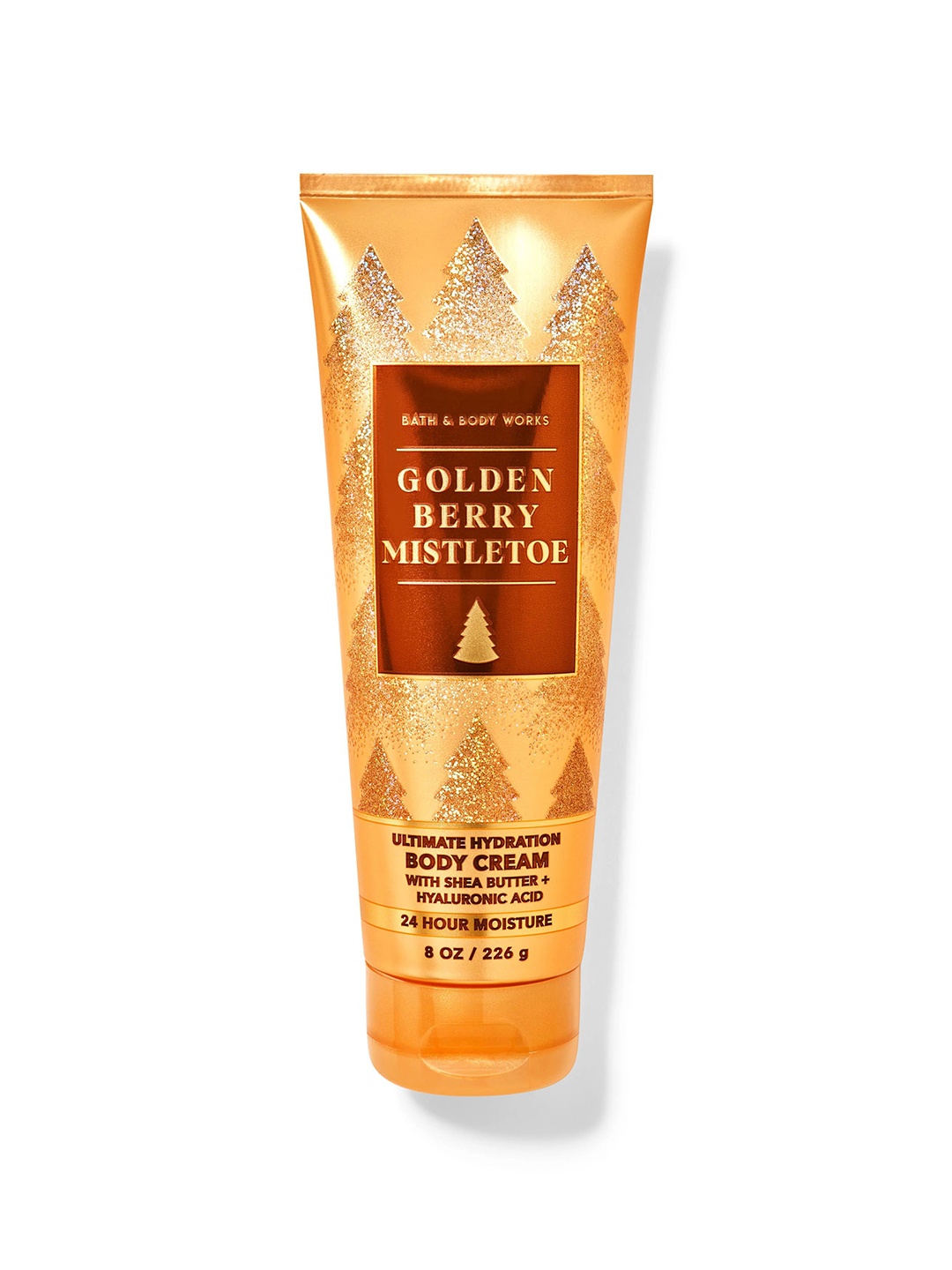 

Bath & Body Works Golden Berry Mistletoe Ultimate Hydration Body Cream - 226g, Gold