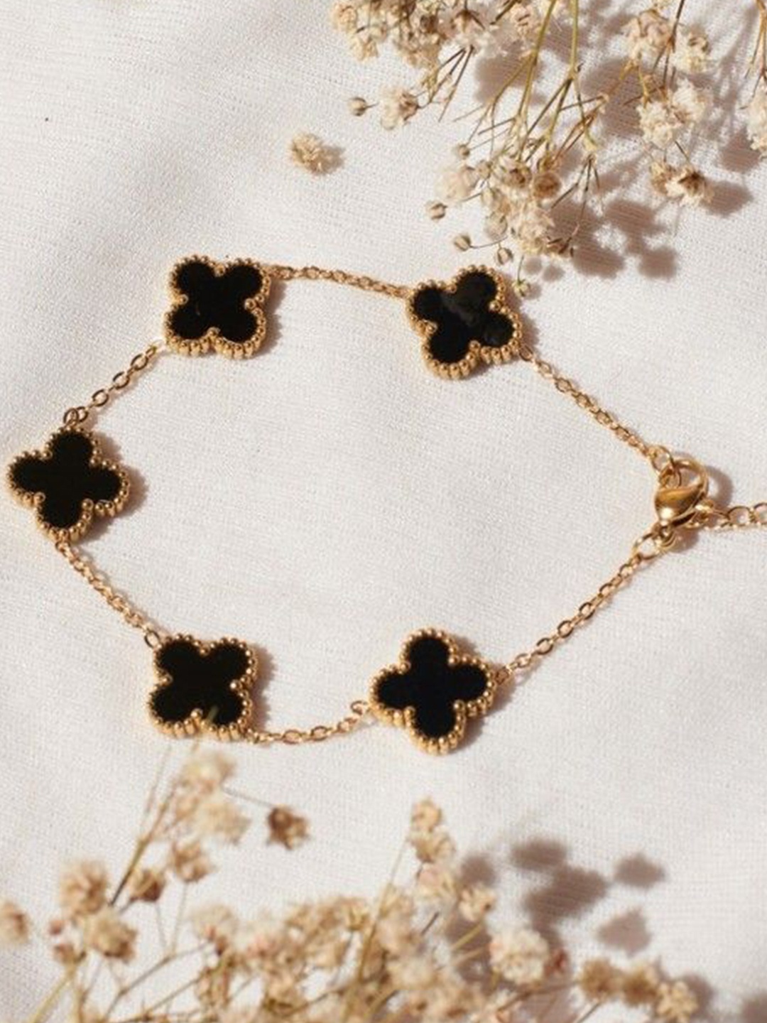 

DressBerry Stainless Steel 18K Rose Gold-Plated Wraparound Bracelet