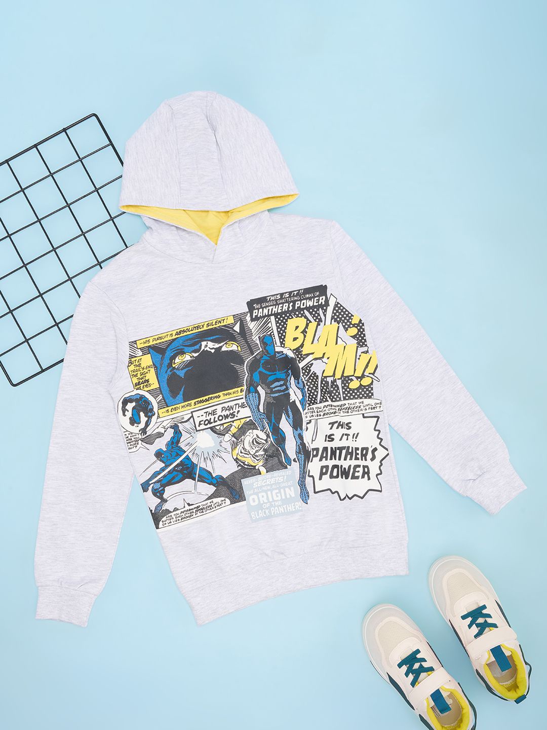 

Pantaloons Junior Boys Cotton Graphic Printed Sweatshirt, White