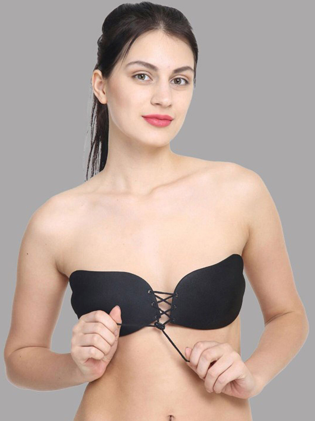 

Softwrap Reusable Stick-On Lingerie Accessories, Black