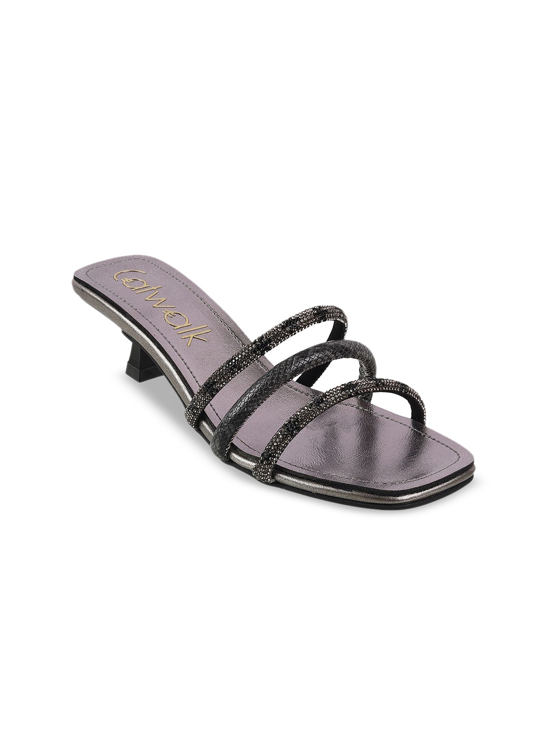

Catwalk Women Textured Open Toe Flats, Silver