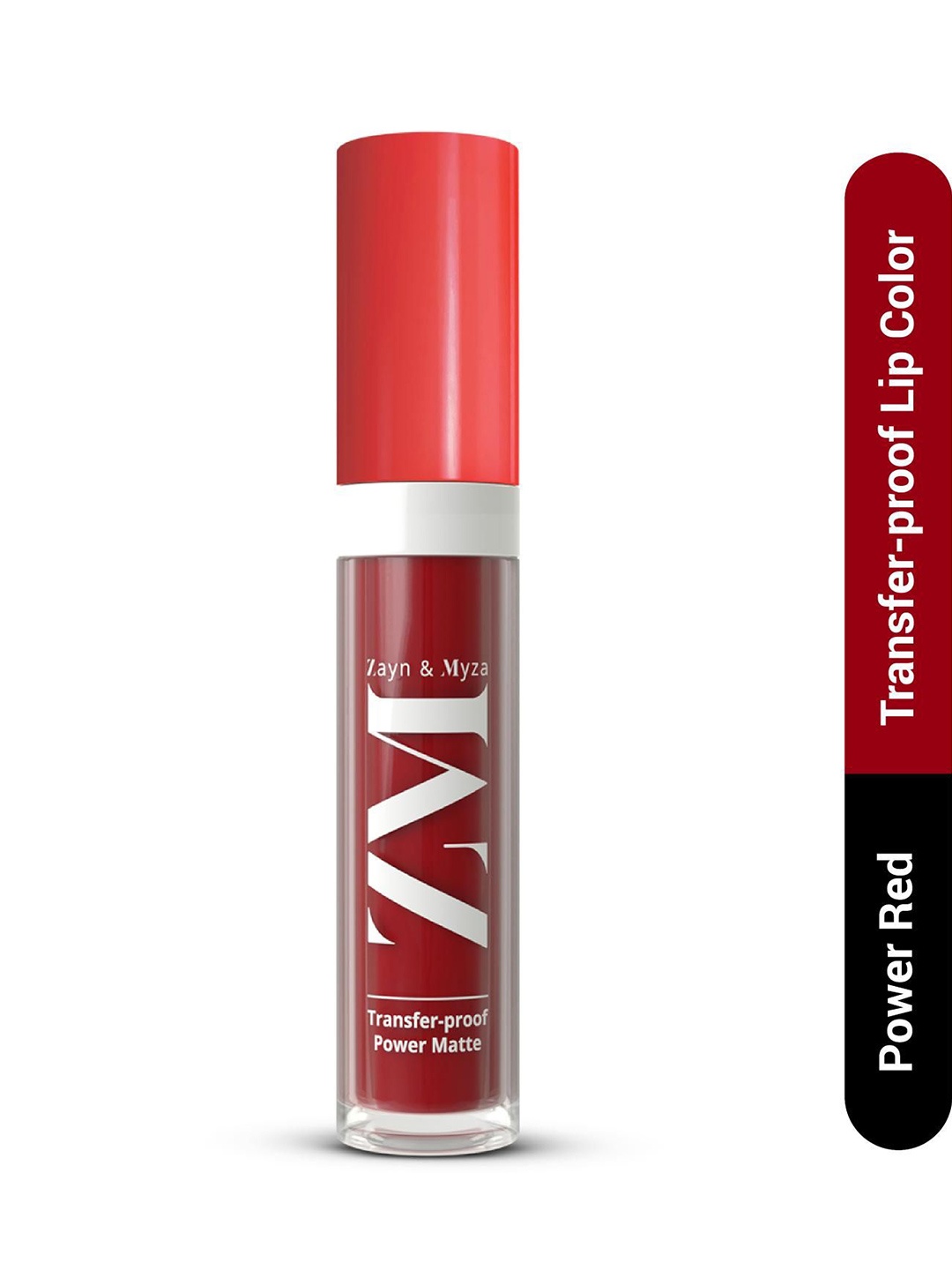 

ZM Zayn & Myza Transfer Proof Long Lasting Power Matte Lip Color - 6 ml - Power Red