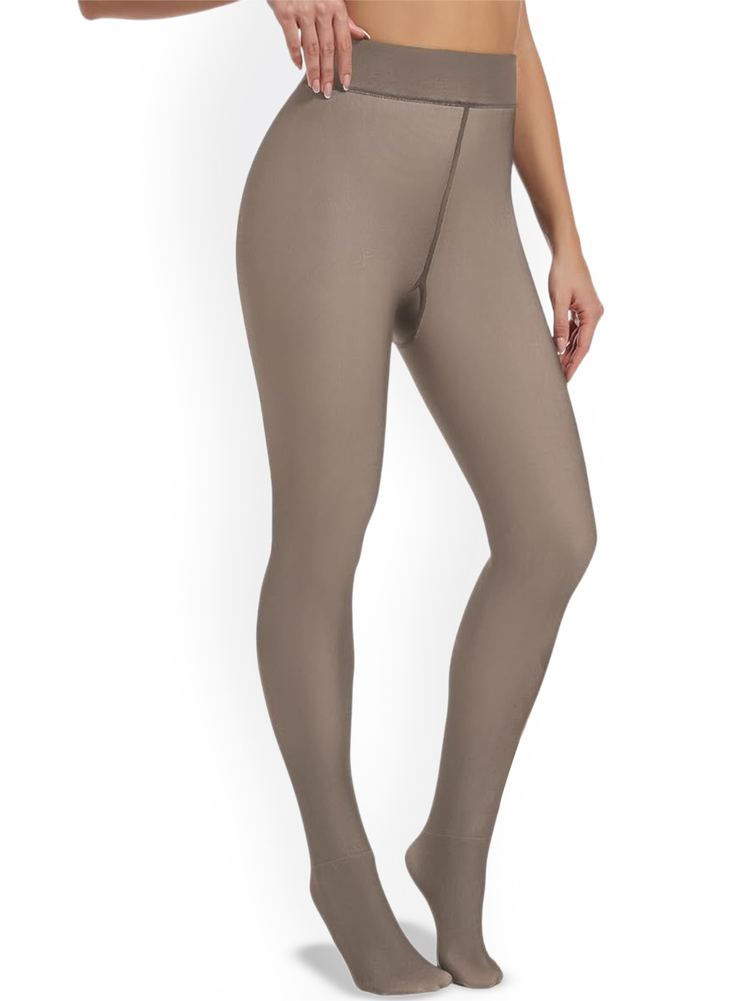 

BRACHY Women High Waist Winter Stocking, Grey