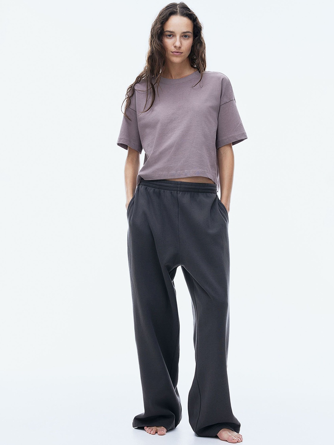 

H&M Sweatpant Trouser, Charcoal