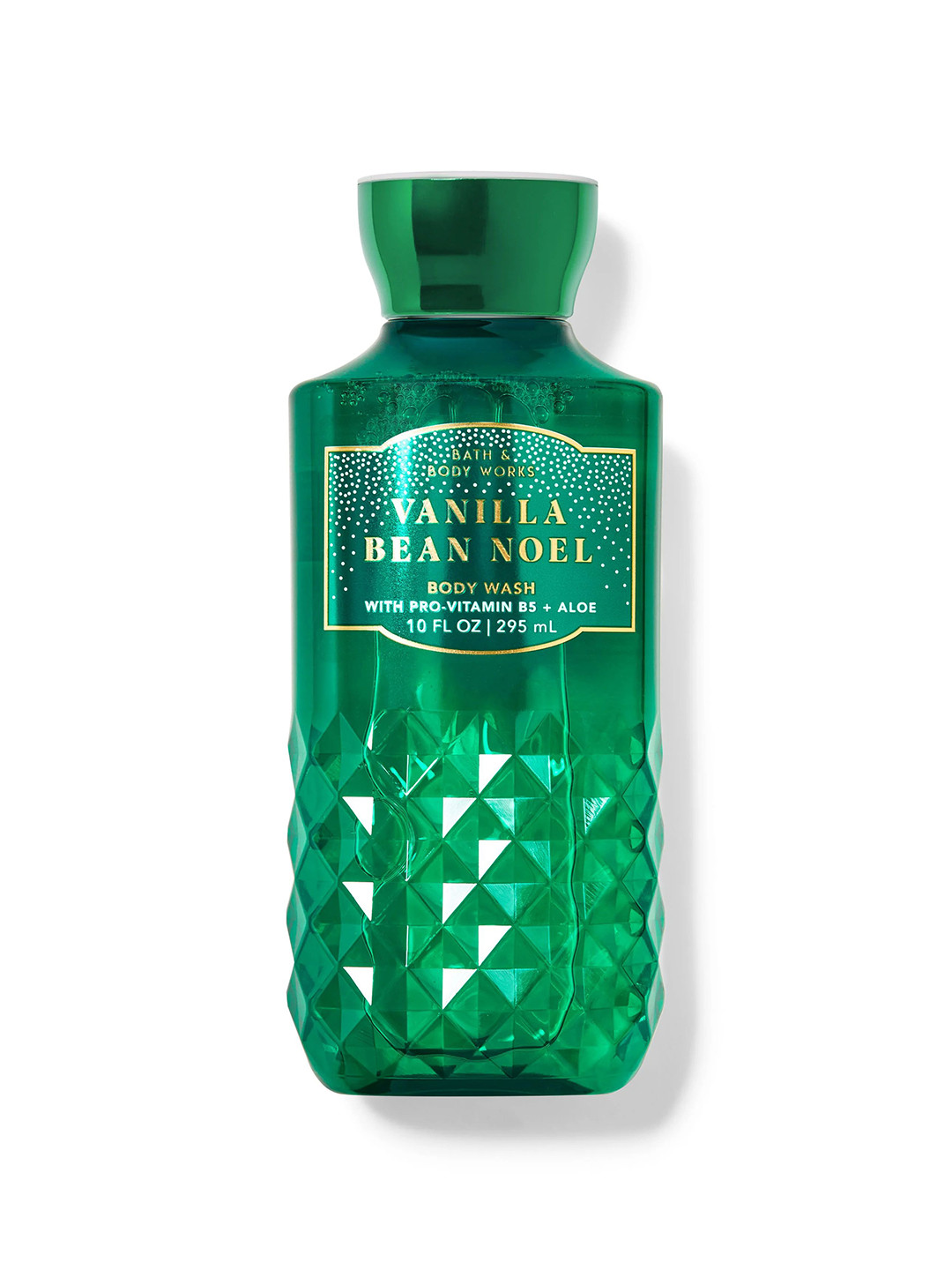 

Bath & Body Works Vanilla Bean Noel Body Wash with Pro-Vitamins B5 & Aloe - 295 ml, Green