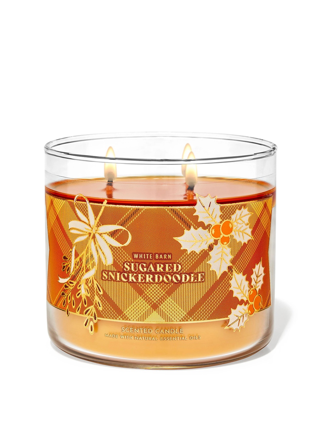 

Bath & Body Works Sugared Snickerdoodle 3-Wick Candle - 411 g, Tan