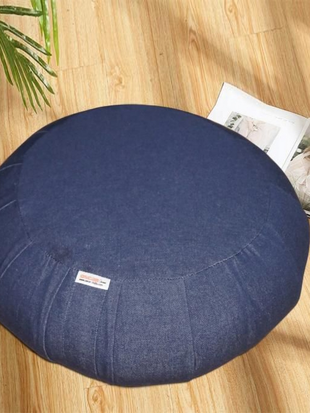 

OSCAR HOME Blue Cotton Zafu Meditation Round Cushion