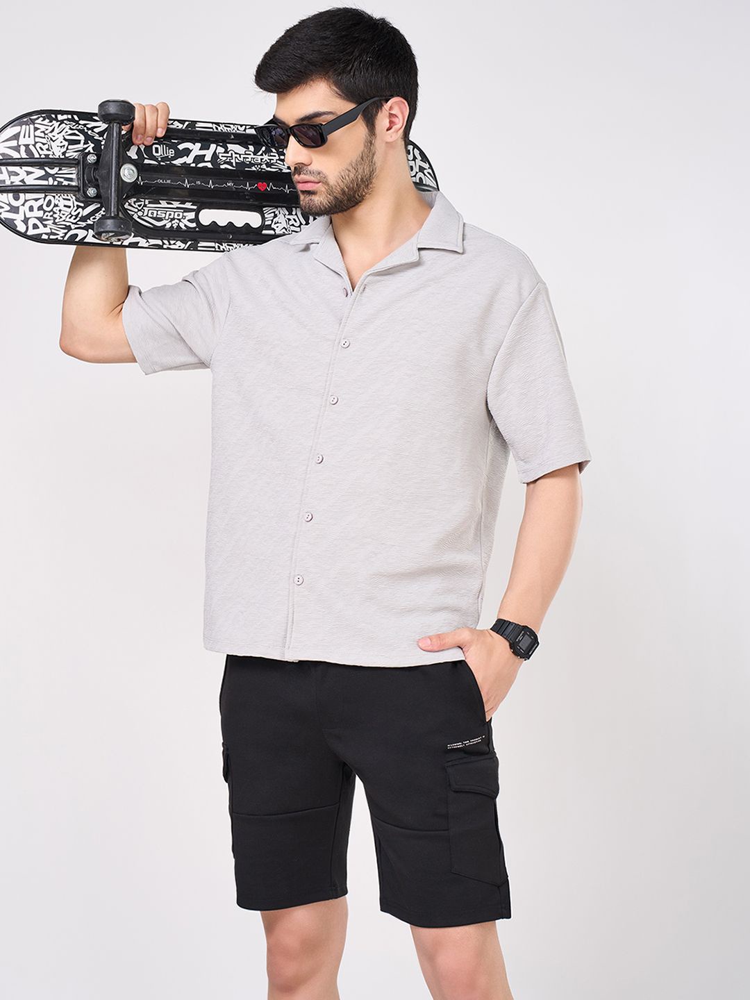 

Street 808 by Pantaloons Men Opaque Casual Shirt, Grey