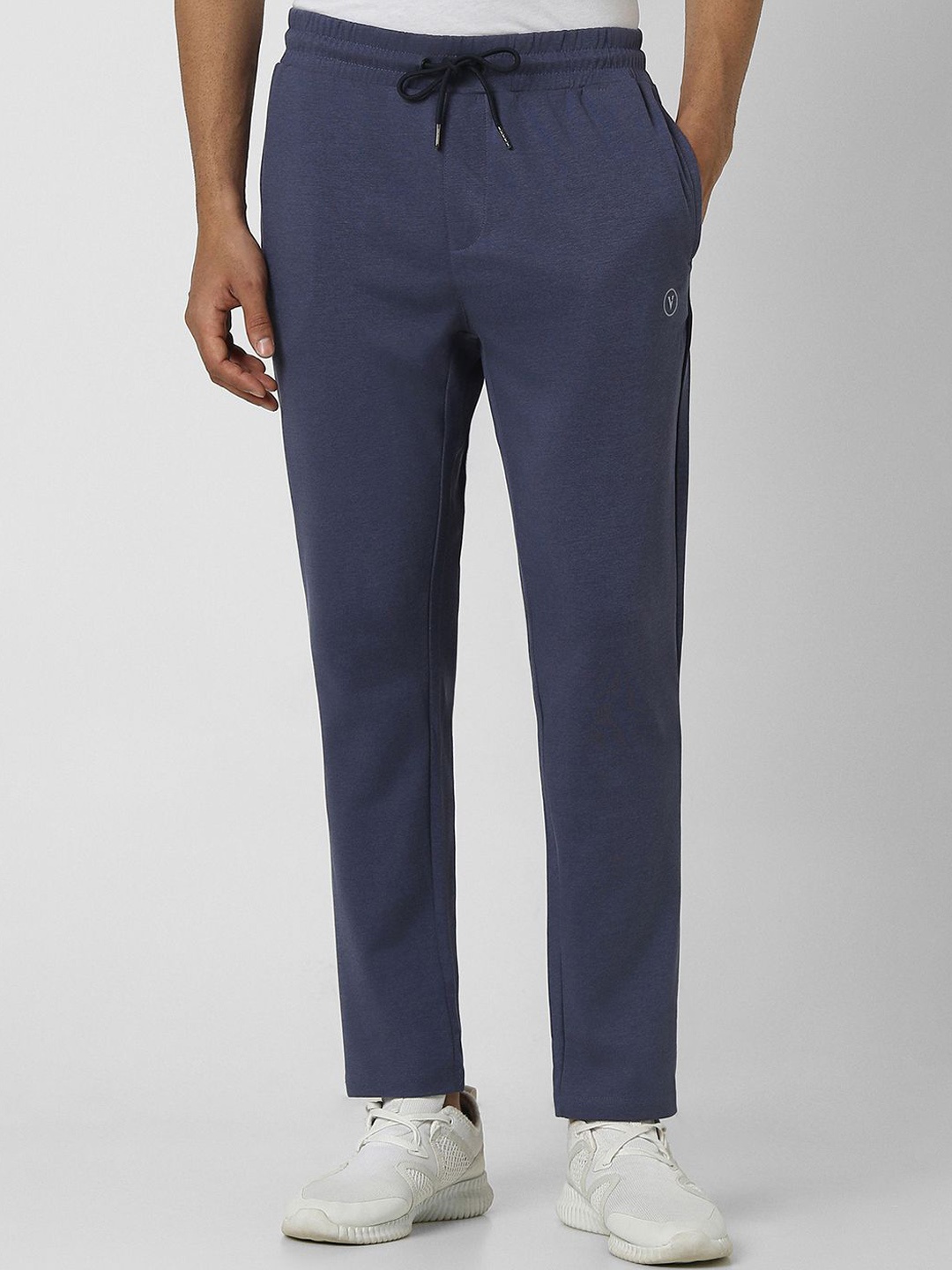 

Van Heusen Flex Men Mid-Rise Regular Fit Antimicrobial Track Pants, Blue