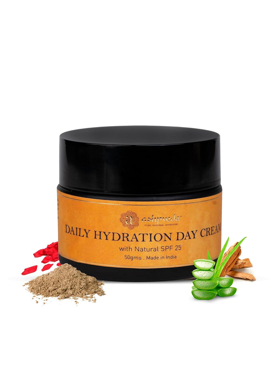 

ASHPVEDA Daily Hydration Day Cream With SPF 25 - 50g, White