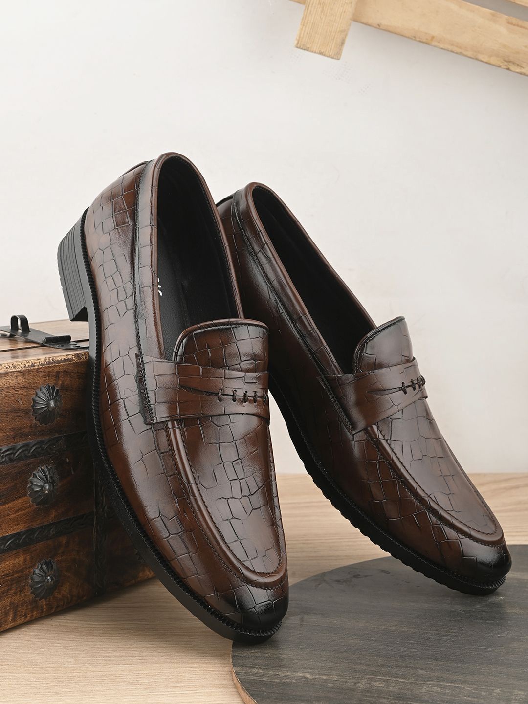 

Killer Men Formal Slip On Loafers, Brown