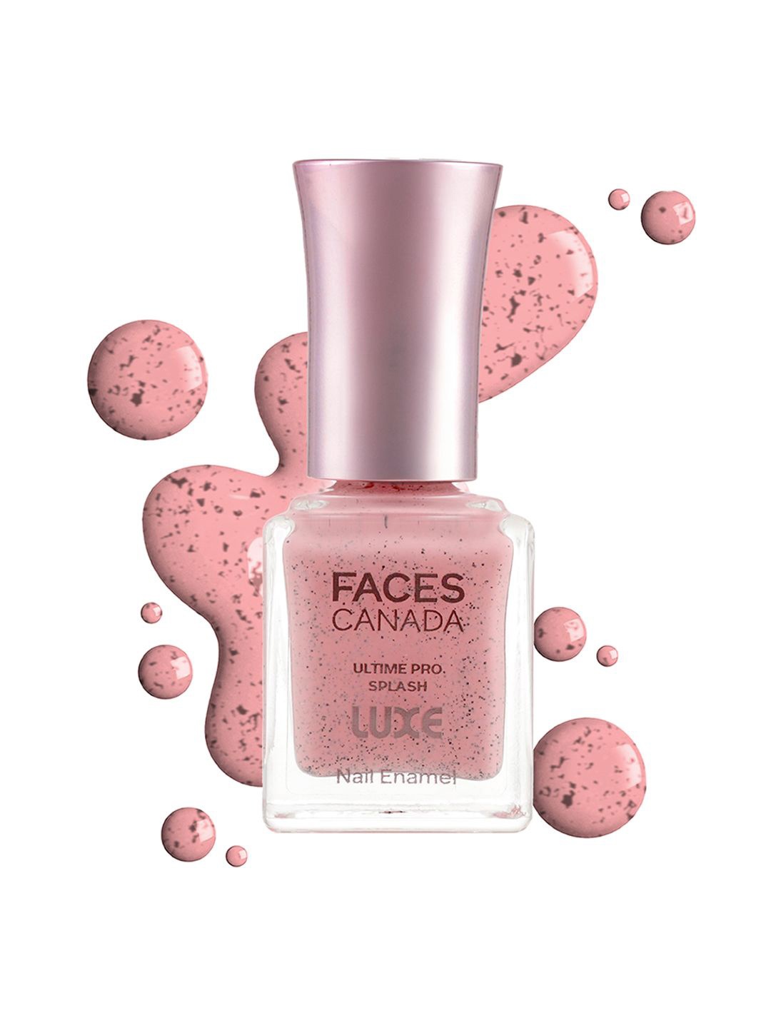 

FACES CANADA Ultime Pro Splash Luxe Nail Enamel 12ml - Strawberry Oreo L64, Pink