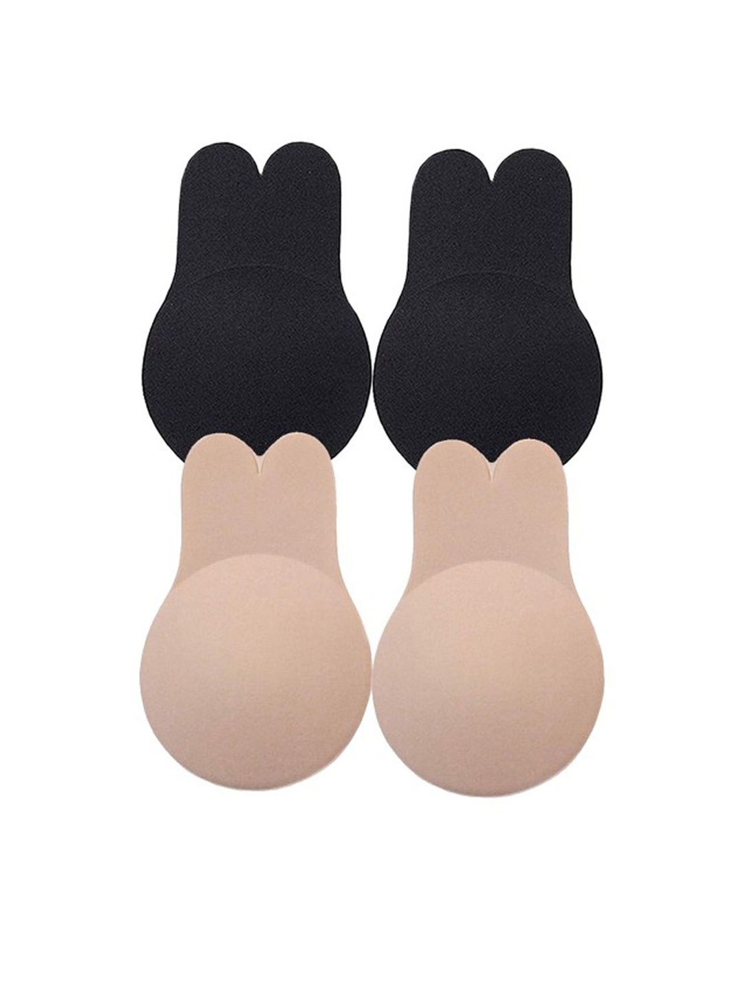 

Xivir Set of 2 Reusable Stick-On Lingerie accessories, Black