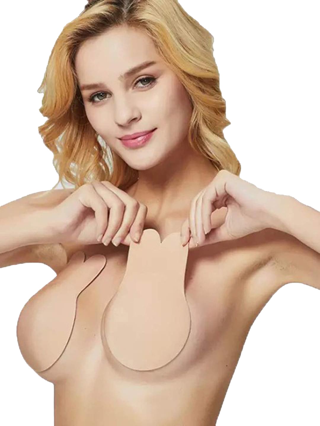 

Xivir Women Reusable Stick-On Lingerie accessories, Beige