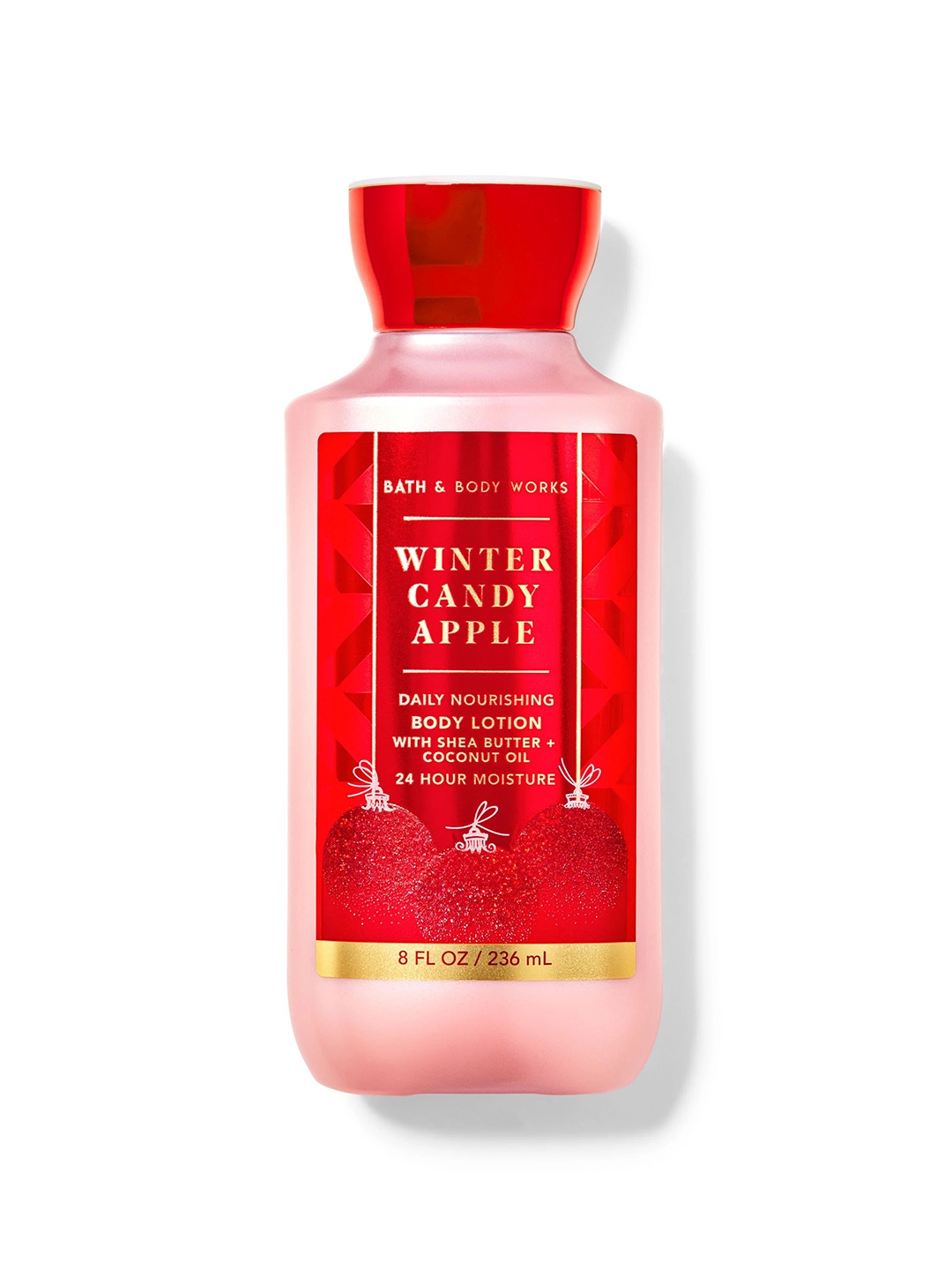 

Bath & Body Works Winter Candy Apple Daily Nourishing Body Lotion - 236ml, Red