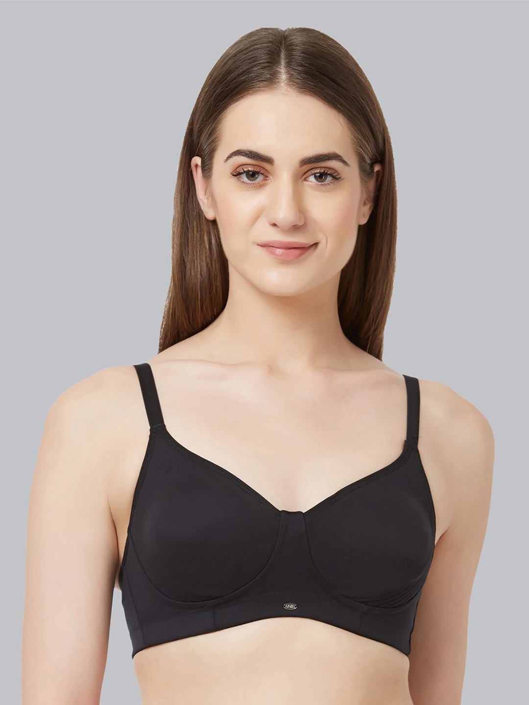 

Soie Full Coverage Non Padded Non Wired Bra, Black